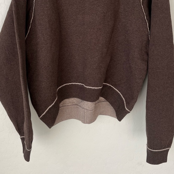 Free People we the free midnight pullover brown NEW - Picture 12 of 12